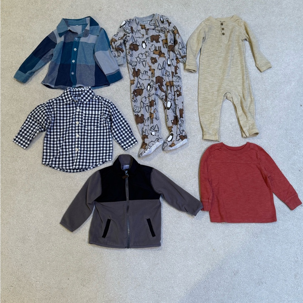 Assorted Winter Baby Clothing Set - Size 12M